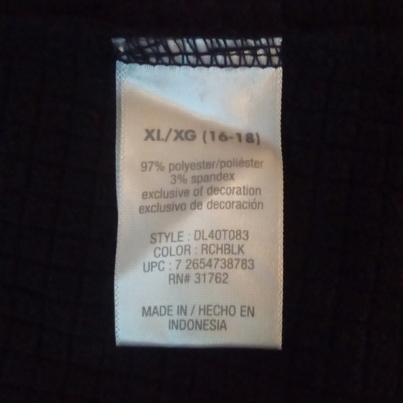 DANSKIN NOW BLACK ACTIVE JACKET - Picture 12 of 13